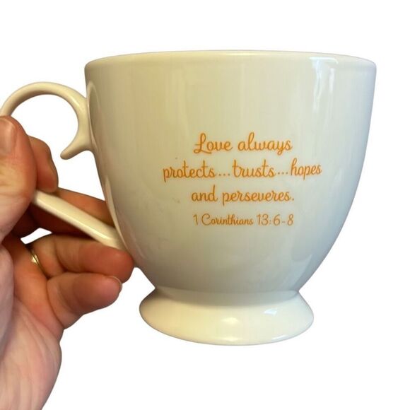 His love never fails coffee mug - Picture 3 of 5